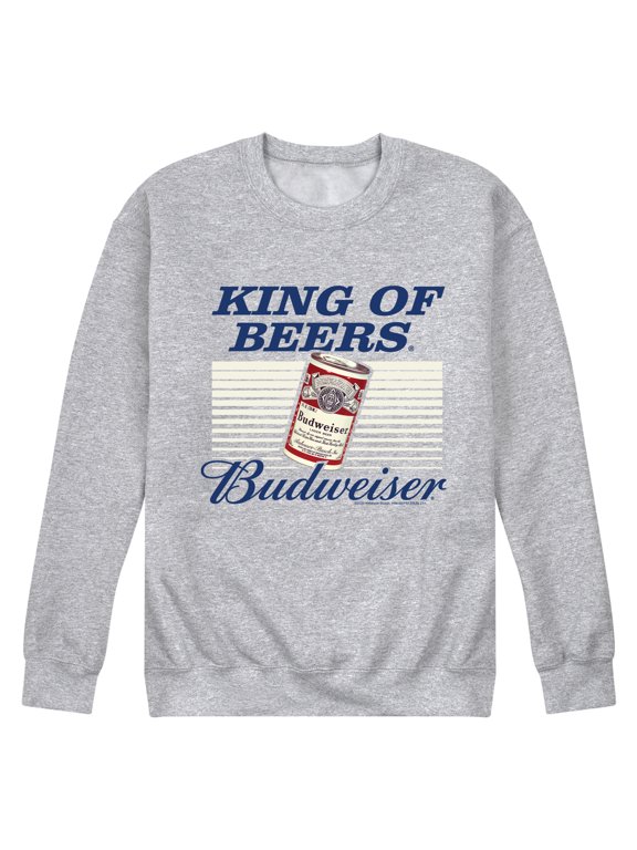 - Retro King of Beers Men's Graphic Fleece Sweatshirt