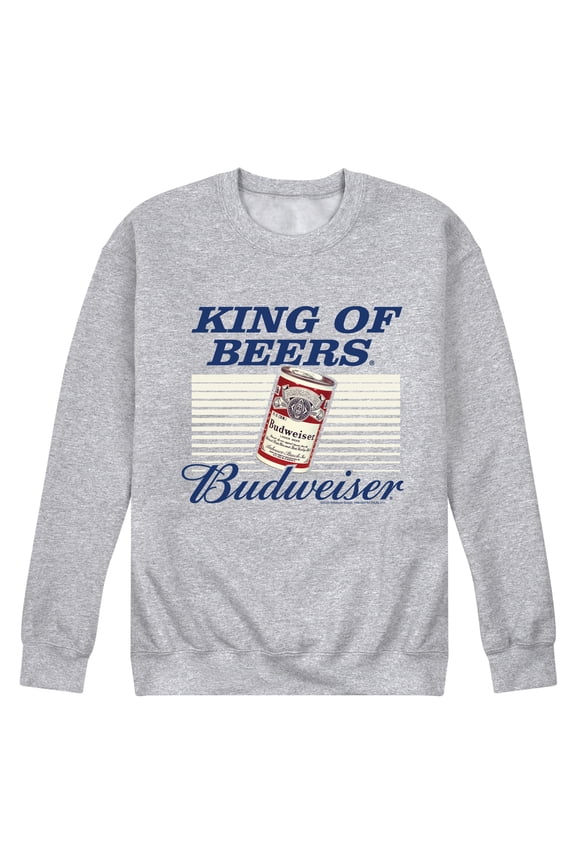 - Retro King of Beers - Men's Crew Fleece Sweatshirt
