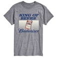 thumbnail image 1 of Budweiser - Retro King of Beers - Men's Short Sleeve Graphic T-Shirt, 1 of 5