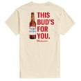 thumbnail image 1 of Budweiser - This Buds For You - Men's Short Sleeve Graphic T-Shirt, 1 of 4