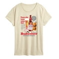 thumbnail image 1 of Budweiser - Vintage Bud Ad - Women's Short Sleeve Graphic T-Shirt, 1 of 5