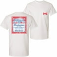 thumbnail image 1 of Budweiser 852950-3xlarge Vintage Label Front & Back Mens T-Shirt, White - 3XL, 1 of 3