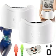Bueaew Abdominal Slimming Machine, Electric Wireless Abdominal Massager for Fat Burning & Digestion, Adjustable Stomach Lower Back Massager, Portable Belly Weight Loss Belts for Men Women