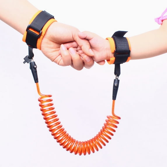 Bueautybox 1.5/2/2.5M Adjustable Kids Safe Harness Children Wrist Leash Anti-lost Belt Band ,Dr.meter Anti Lost Wrist Link Secure Walking Harness with Key Lock for Kids Baby