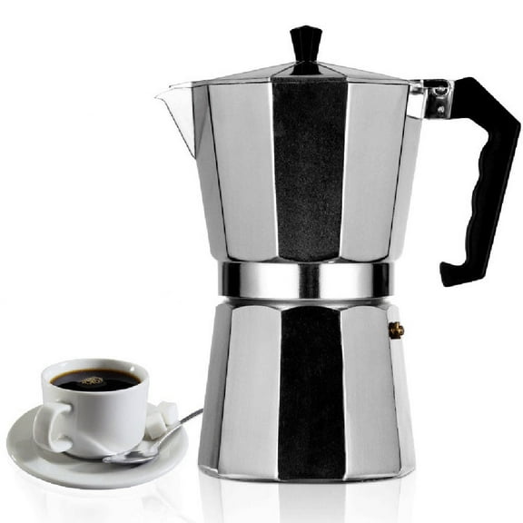 Bueautybox 50/100/150/300/450/600ml Coffee Maker Aluminum Espresso Stovetop Coffeemaker