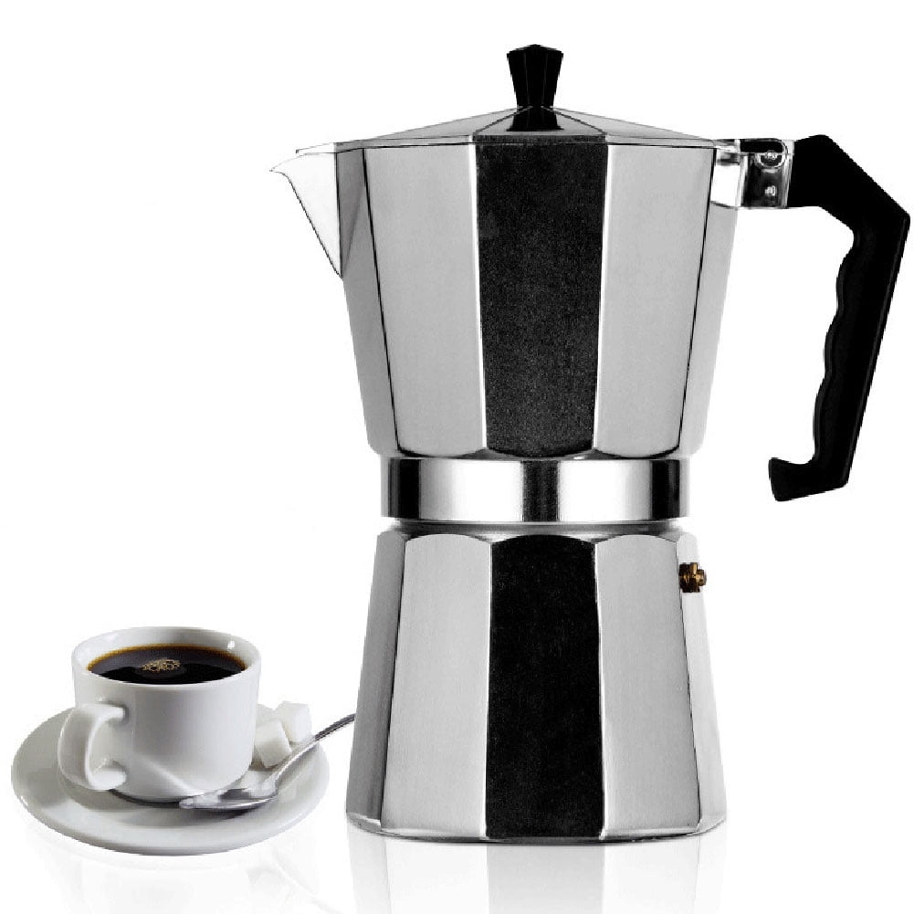 Mixpresso Stainless Steel Stovetop Coffee Percolator - 5-8 Cup 