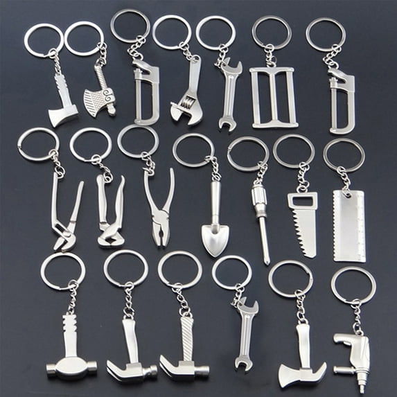 Bueautybox Creative Tool Style Wrench Spanner Key Chain Car Bag Keyring Metal Keychain Gift