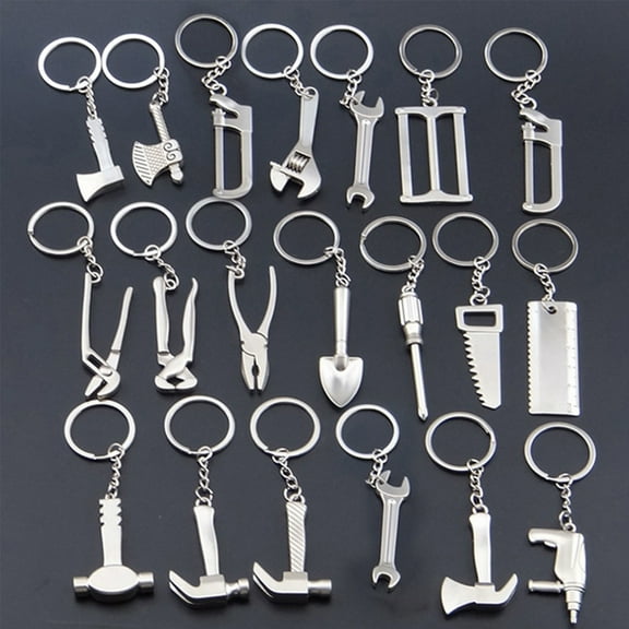 Bueautybox Creative Tool Style Wrench Spanner Key Chain Car Bag Keyring Metal Keychain Gift