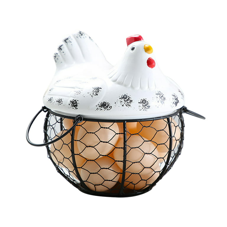 Chicken Design Egg Storage Basket