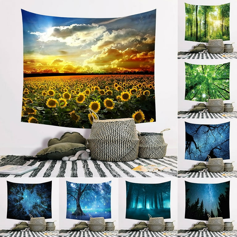 Large wall tapestry nature clearance