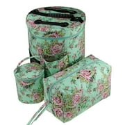 Bueautybox Portable Yarn Storage Knitting Tote Bag Yarn BagsCrochet Hooks,Knitting Needles Organizer