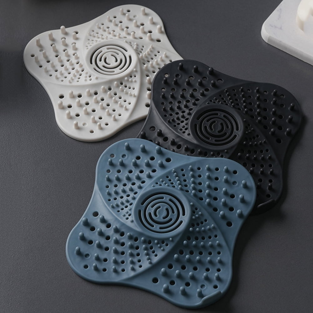 Bueautybox Shower Drain Hair Cather, Silicone Tube Drain Hair Catcher