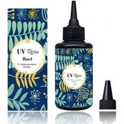 Bueautybox UV Resin, Crystal Clear Ultraviolet UV Curing Resin, Hard Transparent Solar Cure Sunlight Activated Epoxy UV Resin for Resin Casting and Coating, DIY Making