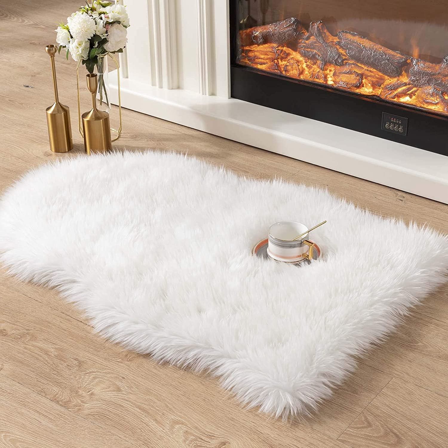 Soft Rug Fuzy Bueautybox Ultra Soft Fluffy Rugs Faux Fur Rug Chair Cover Seat Pad ...