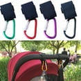 thumbnail image 1 of Bueautybox Universal Alloy Pram Hooks Diaper Shopping Bag Clip Carabiner Stroller Hooks Clip Pram Pushchair Grocery or Shopping and Plastic Bags Holder, 1 of 7