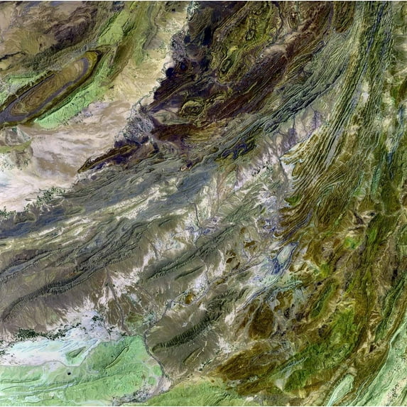 Buell Sulaiman Mountains Glossy Poster