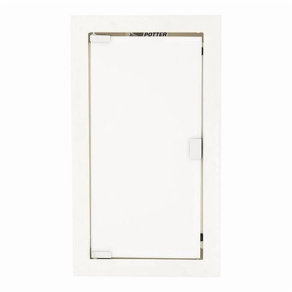 Buena Fire Extinguisher Cabinet,White,Steel 7122-A-18-VB