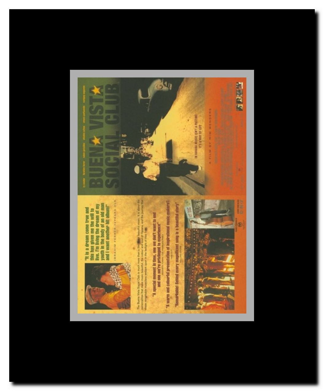 Buena Vista Social Club Framed Movie Poster
