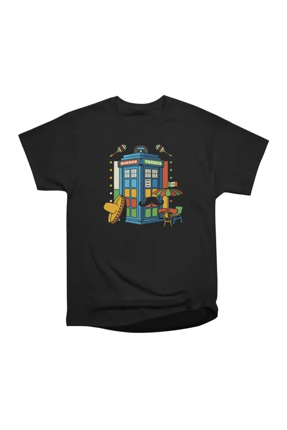 Buenas Tardis Travel Time by Tobe Fonseca T-Shirt Tee Gift For Him Merch For Her Apparel F