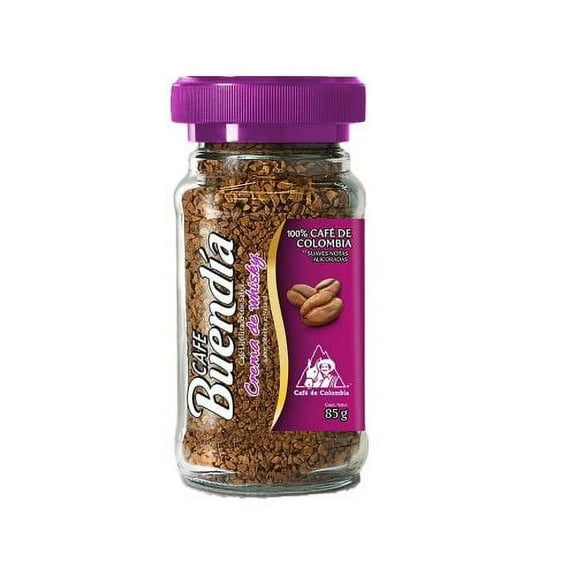 Buendia Coffee Whisky cream Instant Coffee 100% Colombian - Caf 2.9 oz - Cafe Instantaneo Buen dia Crema de Whisky - Cafe Colombiano Colombian Coffee