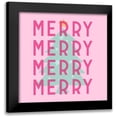 thumbnail image 1 of Buenfil, Andrea 20x20 Black Modern Framed Museum Art Print Titled - Merry Merry Merry, 1 of 5