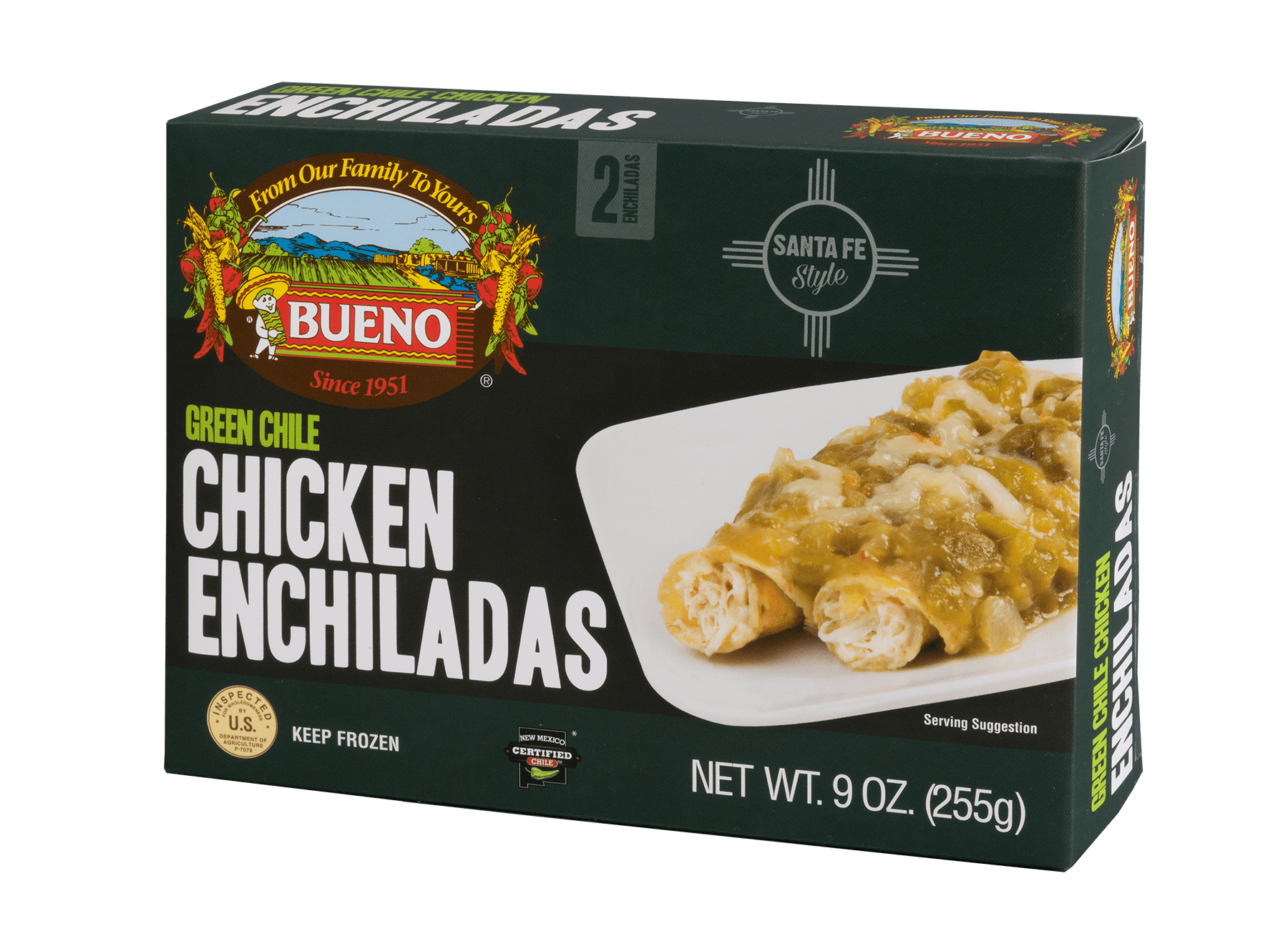 Find Your Perfect Bueno Foods Green Chile Chicken Enchiladas, 9 oz, 2