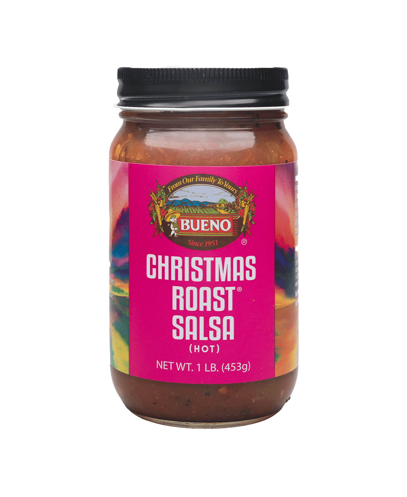 Bueno Foods Hot Christmas Roast Salsa, 16 oz