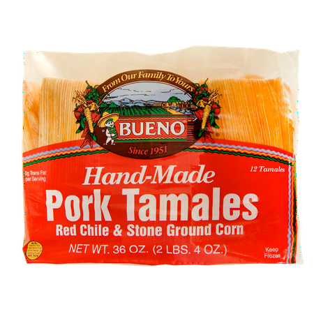 Bueno Hand-Made Pork Tamales, 36 oz.