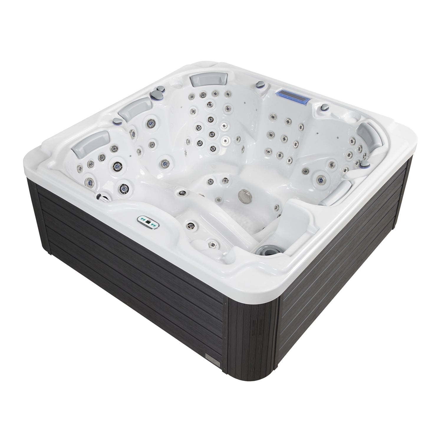 Bueno Spa Dallas 6 - Person 82 - Jet Hot Tub, Ice White