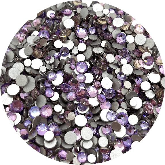 Buenos Aires - Flat Back - Non Hotfix - Mixed Sizes - Glass Rhinestones