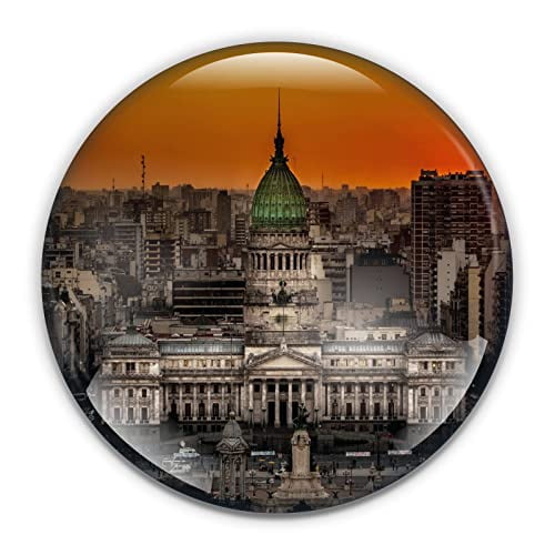 Buenos Aires Paperweight in Gift Box, 3 Inch Crystal Dome, Perfect for House Warming Gift