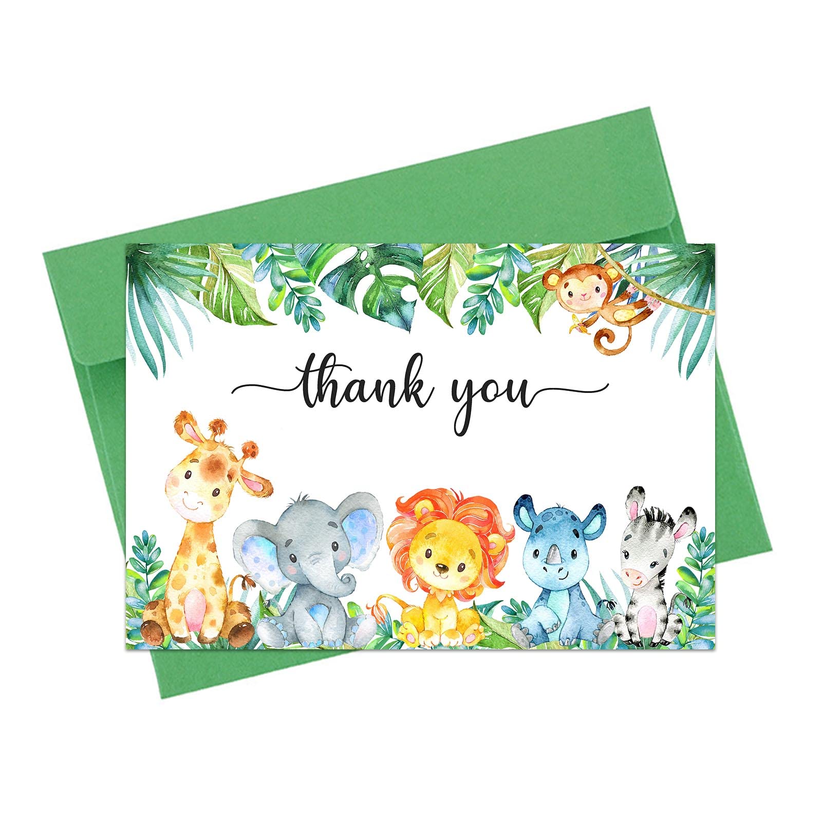 Crisp Animal Thank You Cards Artwork Concept Crisp Animal Thank You Cards Artwork Concept
