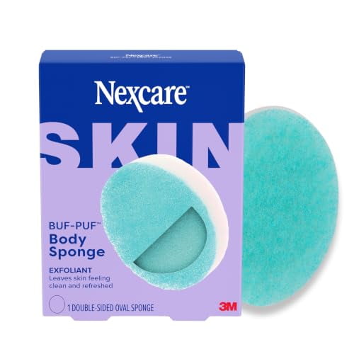 Buf-Puf Double Sided Body Sponge Cleans & Refreshes Skin, 1ct