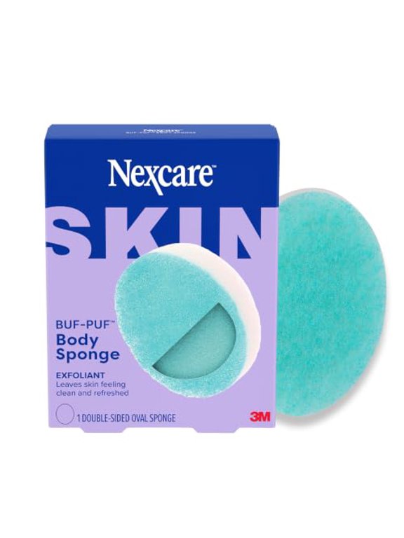 Double Sided Body Sponge Cleans & Refreshes Skin, 1ct