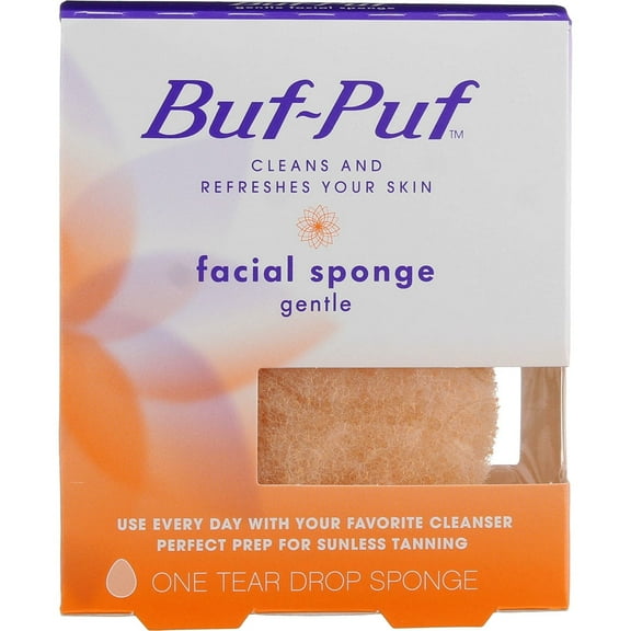 Buf-Puf Gentle Facial Sponge 1 Each (Pack of 2)