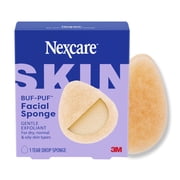 Buf-Puf Gentle Facial Sponge, Non-Irritating, Blackhead Removal, Double-Sided