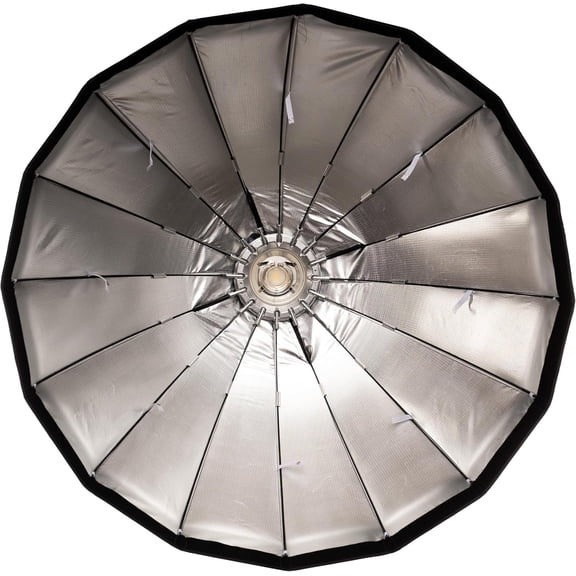 Buff 41" Silver Foldable Beauty Dish Compatible with Paul C. Buff Flash Strobe Unit
