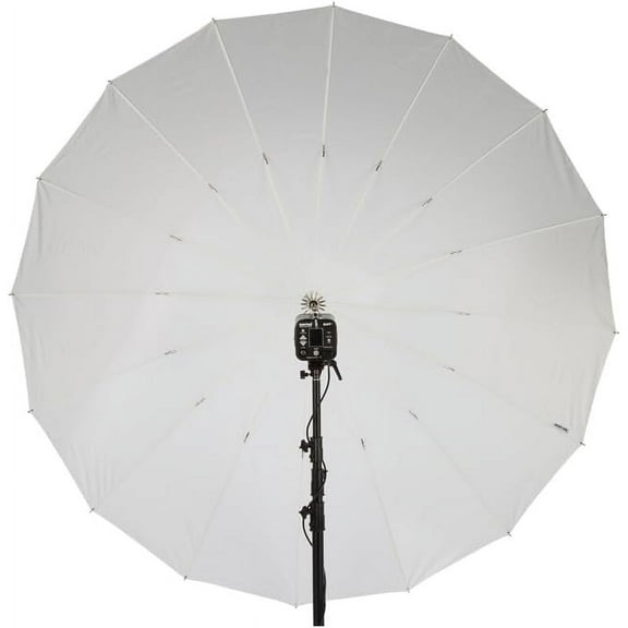 Buff 86" White PLM Umbrella Compatible with Paul C. Buff Flash Units with Umbrella Adapter