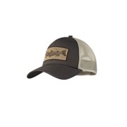 Buff Angler Explore Trucker Cap Lake River, Khaki, Large/Extra Large