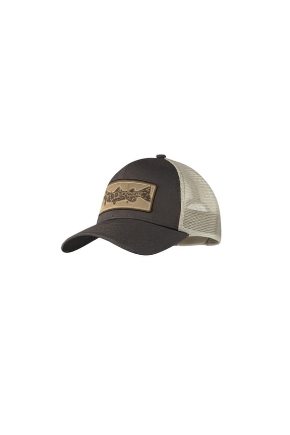 Angler Explore Trucker Cap Lake River, Khaki, Large/Extra Large