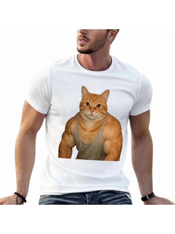 Buff Cat Mode Activated Tee ,My Cat’s Secret Gym Routine shirt ,Protecc And Attacc Buff Cat Tee valentines day gift for him&her