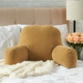 thumbnail image 1 of Buff Corduroy Microfiber Omaha Bed Rest Pillow, 1 of 5