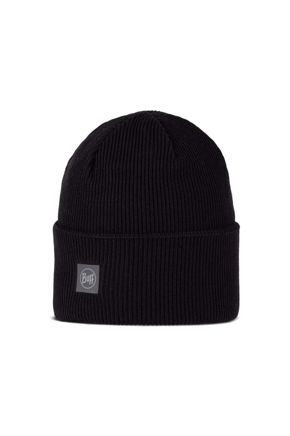CrossKnit Beanie, Solid Black
