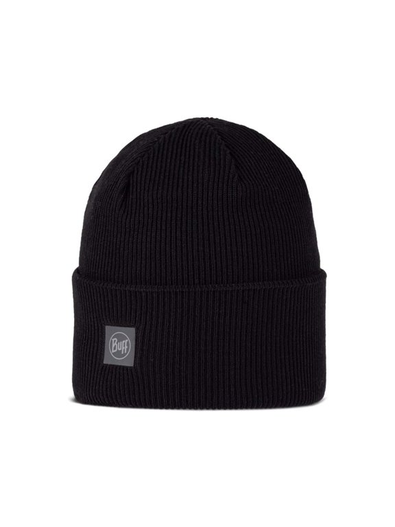 CrossKnit Beanie, Solid Black