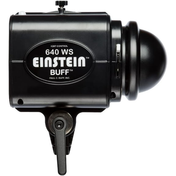 Buff Einstein Strobe Flash Unit, 2.5 Ws to 640 Ws, LCD Display, Compatible with Paul Buff Light modifiers, Light Stands, CyberSync remotes, and Vagabond Systems | Paul C. Buff Flash Monolight