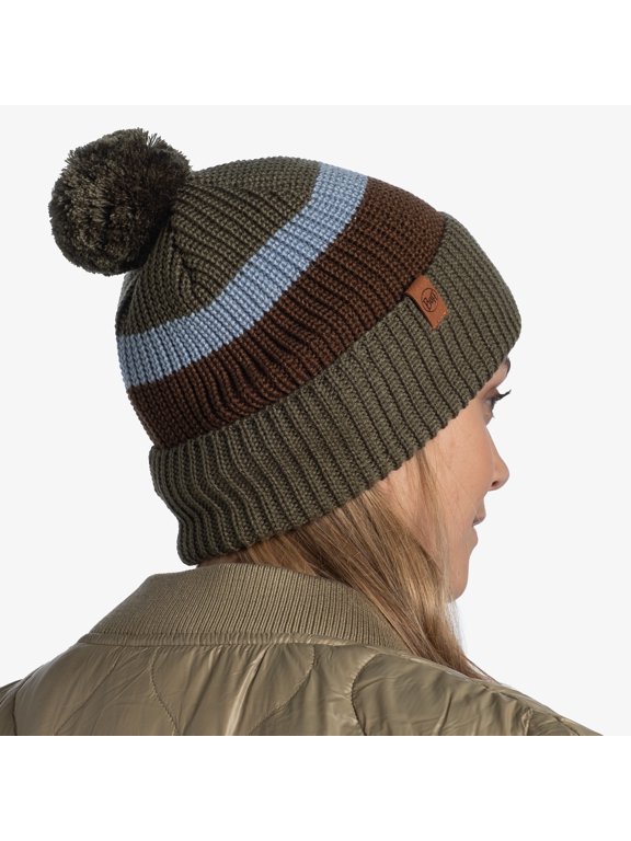 Knitted Cuff Beanie ~ Elon camo