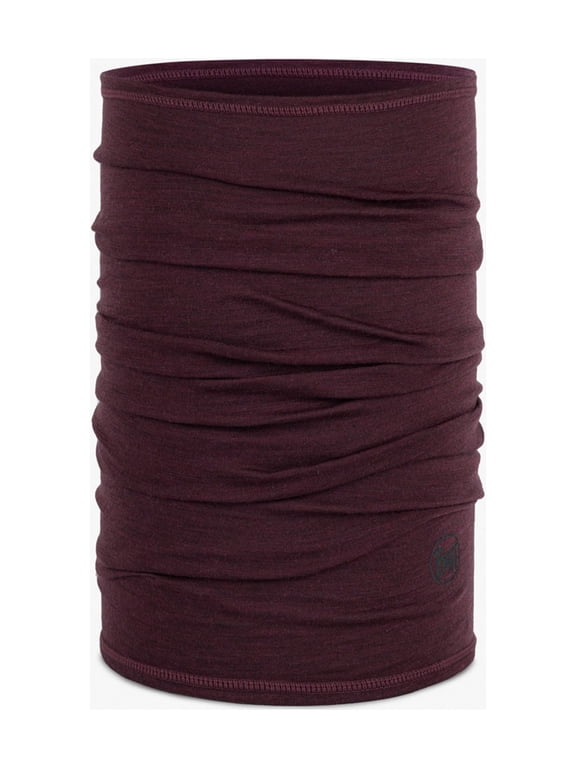 Merino Lightweight Neck Warmer Solid Garnet