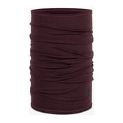 Buff Merino Lightweight Neck Warmer Solid Garnet