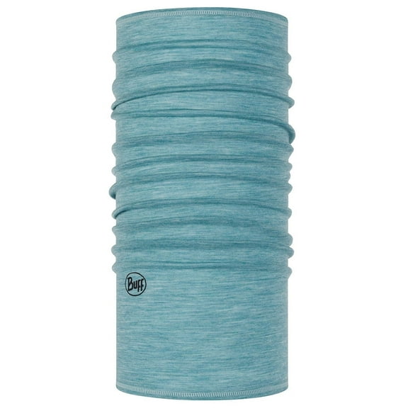 Buff Merino Lightweight Neck Warmer in Solid Pool