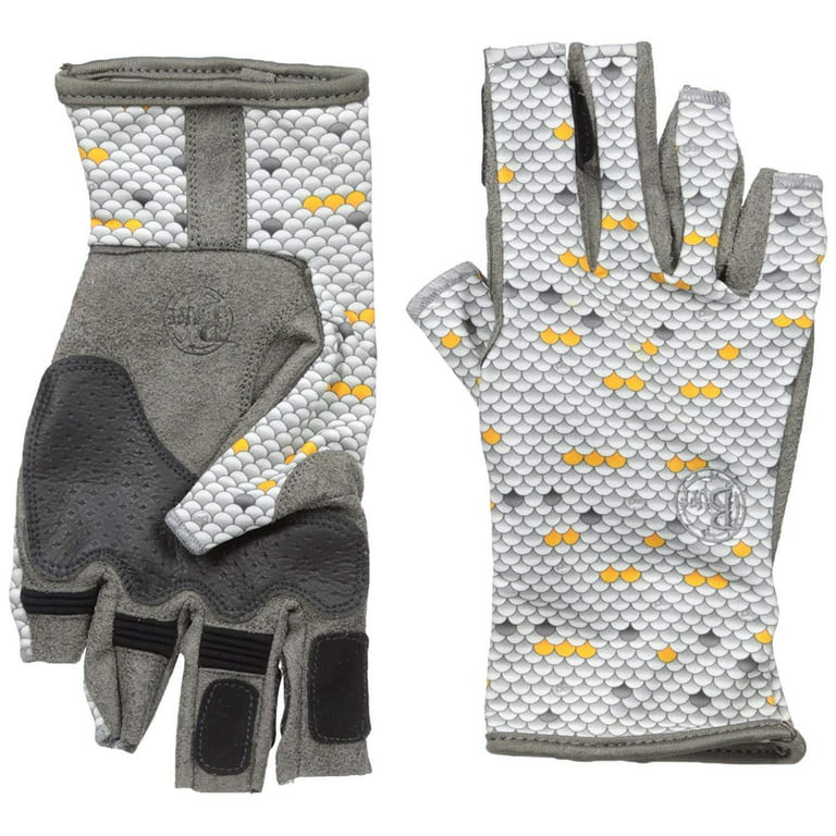 Buff Pro Series Angler Gloves, Scales, X-Large/XX-Large